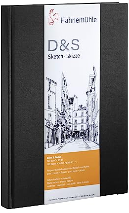 Hahnemühle 10628270 Zeichenblocks und Skizzenbücher Skizzenbuch 140g 80 Blatt