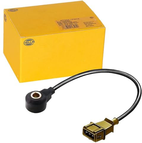 HELLA 6PG 009 108-541 Knock Sensor - 12V - 3-pin connector - Cable: 350mm - Connector Shape: angular