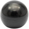 WAGNER Doorstop Golf Ball - Ø 32 x 29 mm, Design Buffer Made of high Class Synthetic, Black, to be Screwed on Floors, mounting Material Included - 15504511
