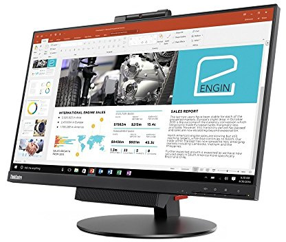 Lenovo ThinkCentre Tiny In One 24 (Gen3) - Computer Monitor LED 23.8, 1920 x 1080 Full HD (1080p) @ 60 Hz, Black
