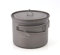 TOAKS Taza/Olla Portátil Ultraligera de Titanio para Acampar (900ml[POT-900-D115])