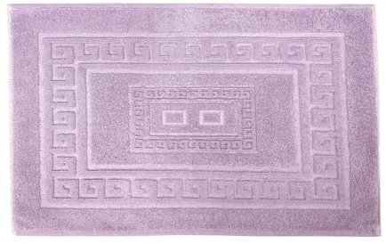 BIANCHERIAWEB Tapis de salle de bain, motif Turin, couleur lilas 60 x 180 cm, lilas