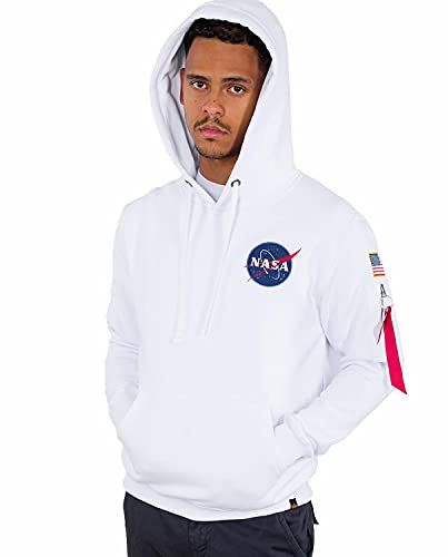 Alpha Industries Space Shuttle Hoody Kapuzensweat für Herren White