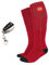 GLOVII GQ3 Beheizte Socken mit Fernbedienung | Elektrische Fußwärmer für Männer und Frauen mit Li-Poly-Akku und Tasche | Kohlefaser-Heizelement | Rot, L