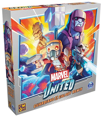 CMON, Marvel United – Guardians of the Galaxy Remix, Erweiterung, Familienspiel, Brettspiel, 1-4 Spieler, Ab 10+ Jahren, 40+ Minuten, Deutsch