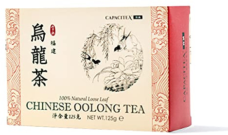 CAPACITEA Boxed Chinese Authentic Oolong Loose Leaf Tea ,Oolong Tea, 125 Gram