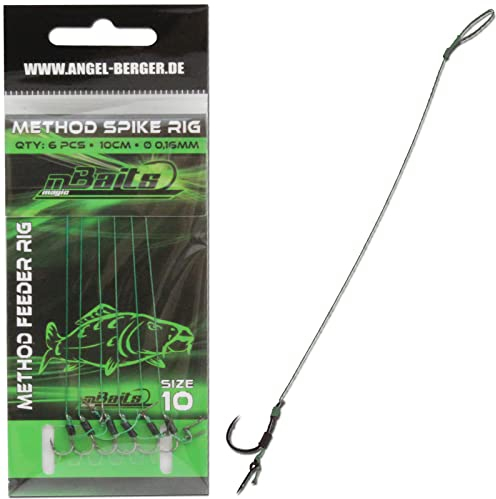 Angel-Berger Magic Baits Method Feeder Rig Vorfach Angelhaken Verschiedene Varianten (8, Bait Spike)