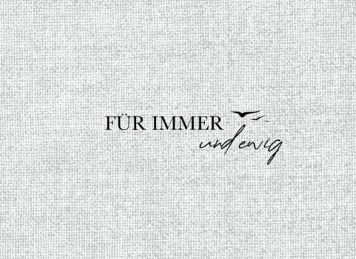 Kondolenzbuch: Für immer und ewig: Trauerbuch zur Erinnerung an den Verstorbenen: Gästebuch zum Auslegen auf der Trauerfeier / Beerdigung / Gedenkbuch / Erinnerungsbuch