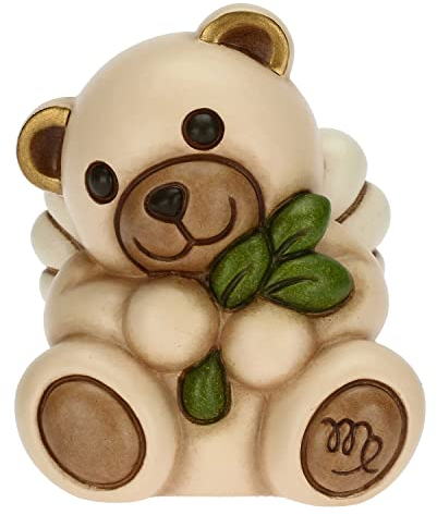 THUN - Soprammobile Teddy Stars, Segno Zodiacale Vergine - Icone, Teddy Stars - Ceramica - 6x5,4x7,1 cm h