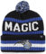 47 NBA Mütze für Erwachsene, Team-Farbe, offizielles Lizenzprodukt, Bering, Sport, Strickmütze mit Bommel, für kaltes Wetter, Orlando Magic Black, Einheitsgr��e