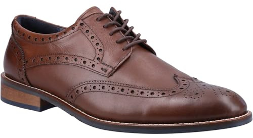 Hush Puppies Dustin Brogue-Schuh für Herren, Choc, 41 EU
