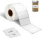 MERRIMEN Blank White Labels Stickers Roll of 500pcs - 89 x 36 mm | Self Adhesive Address Labels on a Roll, Plain Mailing Postage Stickers | Multipurpose for Labelling Envelopes, Parcels, Boxes & More
