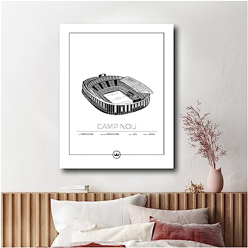 Sverigemotiv.se English Premier League Arena Posters (Barcelona - Camp Nou, 50x70 cm)