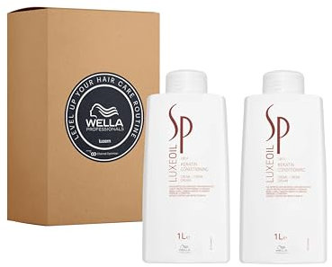2er Wella SP System Professional Luxeoil Keratin Conditioning Creme, 1000ml