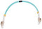sourcing map 0,2 Metros 0,6 pies Fibras Parche Cable Multimodo Dúplex LC-LC OM3 LSZH Fibras Óptico Puente Verde para Rojo Transceptor Instrumentación 1 Uds