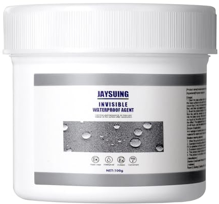 flintronic Pegamento Impermeable Transparente, 100G Sellador Invisible Impermeable, impermeabilizante transparente, Azulejo De Baño Ventanas Sellador Agente Para Techo Y Pared Exterio（Sin escobillas）