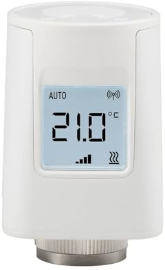 Smart Home Heizkörperthermostat eTRV Energieautark ohne Batterien, Bluetooth - ERVH 79001-30N, einfache Installation, Energie sparen