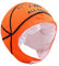 ABOOFAN Cosplay Kopfbedeckung Festival Hut Basketball Form Plüsch Kappe Foto Requisite 33x30cm