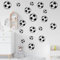 22 Pc's Football Wall Stickers, Football Stickers for Boys Room Wall Art Stickers for Boys Bedroom Nursery Decoration