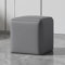 Stapelbare Hocker und Fußhocker mit Lenkrollen - 5 in 1 Nesting Ottoman Cube Chair Kunstleder Quadratisch Ottomane Bank für Wohnzimmer oder Esszimmer