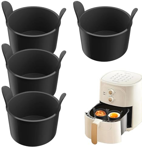 Muffin Cases Egg mould Poached Egg Cup | Silicone Egg Mold for Air Fryer,Boiled Egg Mold,Egg Poacher Insert for Poaching Eggs & Eggs Benedict for Baking Cooking Breakfast Household Kitchen Gadget