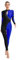 Niiyyjj Ballettanzug für Damen, Tanz, Gymnastik, Turnanzug, Eiskunstlauf, Performance-Kostüm, langärmeliger Overall, blau, 38