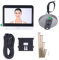 Eujgoov Smart Peephole Viewer 1080P HD-Kamera, WiFi-Türspion, Bewegungserkennung, 150-Grad-Weitwinkel-Nachtsicht