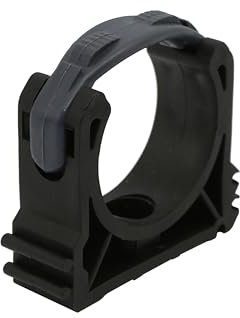 HAF® 1 collier de serrage en PVC de 63 mm en plastique - Accessoire de piscine - Collier de serrage avec étrier de fermeture - Support de tuyau pour tubes d'un diamètre extérieur de 63 mm - Qualité