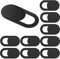 10X Cubierta Webcam Cover Slider Diseño Ultra Fino, Anti-Hacker, Camera Cover Tapa Webcam para Ordenadores, PC, Portátiles, Tablets y Móviles