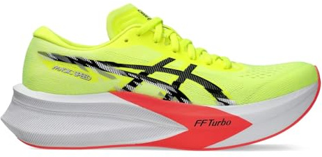 ASICS Damen Magic Speed 4 Sneaker, Safety Yellow Black, 40.5 EU