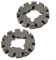 Shank Adapter for Oscillating Saw Blades, Multi Power Tool Enhancer Set of 2