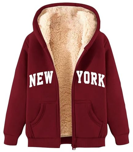 EJIMUQO Regali Natale Economici Giacca Donna Taglie Forti Tuta Bimba 4 Anni Sottogiacca Felpa con Zip Bambino 12 Anni Giacca da Camera Donna Cotone Felpa Gialla Bambina Giacca di Pile Donna