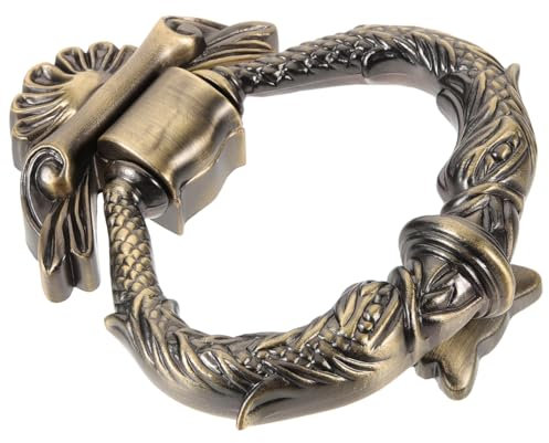 Gadpiparty Aldaba Puerta Vintage De Aleación De Zinc Para Entrada Hogar Puerta Metalica Exterior Decorativa Y Funcional