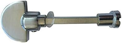 Replacement Bathroom Lock Door Handle Thumb Turn Spindle - Satin Chrome