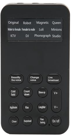 Sprachwechsler, Soundboard für PC -Sprachwechslergerät 8 Soundeffekte Maschine mit Sprachwechsler Handheld-Soundboard für Telefonanrufe Gaming
