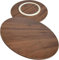 Tischplatte Servier-drehteller 50/60/70/80/90cm Holz Runder Esstisch Drehteller, Heavy Duty Lazy Susan Drehteller Glatte Kanten Esstisch Organizer Tablett, Essen Teilen