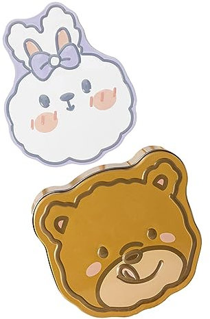 Gadpiparty 2stücke Zwei Teile Niedlicher Cartoon-keksbehälter Aus Geschenkbox Für Süßigkeiten Und Kekse Für Festlichkeiten Und Kreative Verpackungen