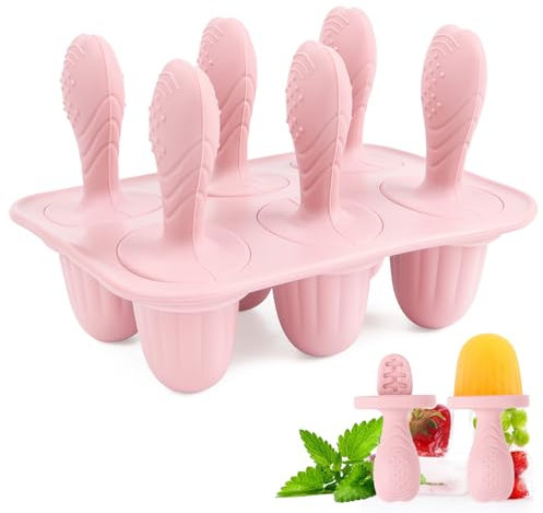 MplehDa Molde de silicona para helados de bebé, 6 huecos, sin BPA