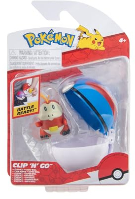 Pokemon - Clip 'n' Go - Fuecoco + Great Ball/Toys