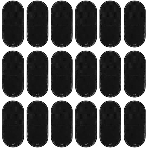 Cache-œil pour Garçon et Filles Garçons 24 Pièces en Non-tissé Noir | Lunettes et Œil Faible, Couverture Unilatérale Complète, Usage École et Déplacement
