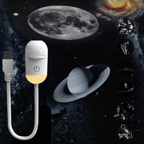 2-in-1 Starry Night Light Projector, 360° Adjustable Northern Light Projector, USB LED Space Star Projector with Night Light & Adjustable Brightness, Star Projector for Bedroom, Car, Party (6PCS)