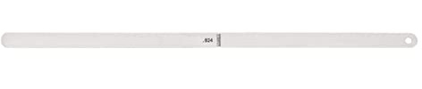 Starrett 667-24 Steel Thickness Feeler Gage, 0.024 Thickness, 1/2 Width, 12 Length