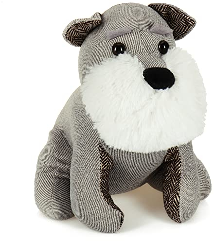 COM-FOUR® Türstopper, schwerer Türhalter, süßes Hundedesign, funktionelles Wohnaccessoire, Stopper für Fenster und Türen, optimal bei Durchzug (Hund Jacky)