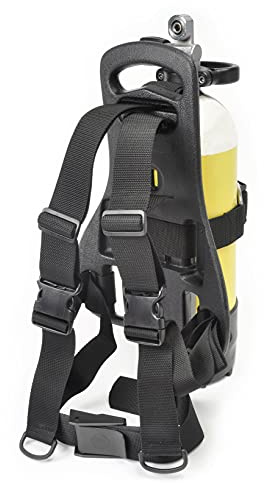 Best divers AB0417 Rückenplatte mit Riemen Schnallen Nylon