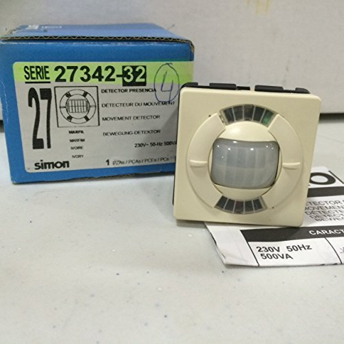 Simon 82 DETECTOR DE MOVIMIENTO BLANCO Axolute 230V