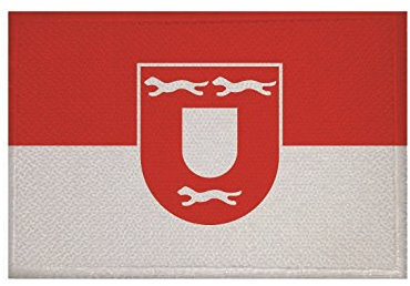 U24 Aufnäher Wesel Fahne Flagge Aufbügler Patch 9 x 6 cm