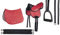 HKM 9346 Shettysattel-Set Beginner, Shetty Sattel inkl Schabracke Steigbügel Rot