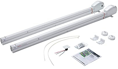 Solera® Standard 12V Universal RV Awning Arms & Hardware Kit, White – Standard 12V RV Awning arms Automatically Extend or Retract – Compatible with Dometic® and Carefree® awnings – 434724