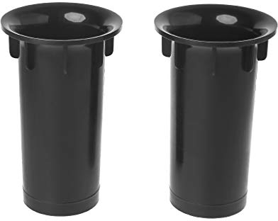 SimpleLife Subwoofer Woofer Altavoces Puertos Conectores Inversor de Tubo Ventilador de Altavoz Negro Juego de 2, Negro, 5.3 cm x 10 cm