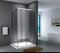 Yellowshop - Box Doccia Angolare 70 80 90 100 120 Cabina Bagno In Cristallo 6 MM Rettangolare Quadrato Curvo Serie Smart (Cm 70 x 100 Rettangolare, Cristallo 6mm Trasparente)